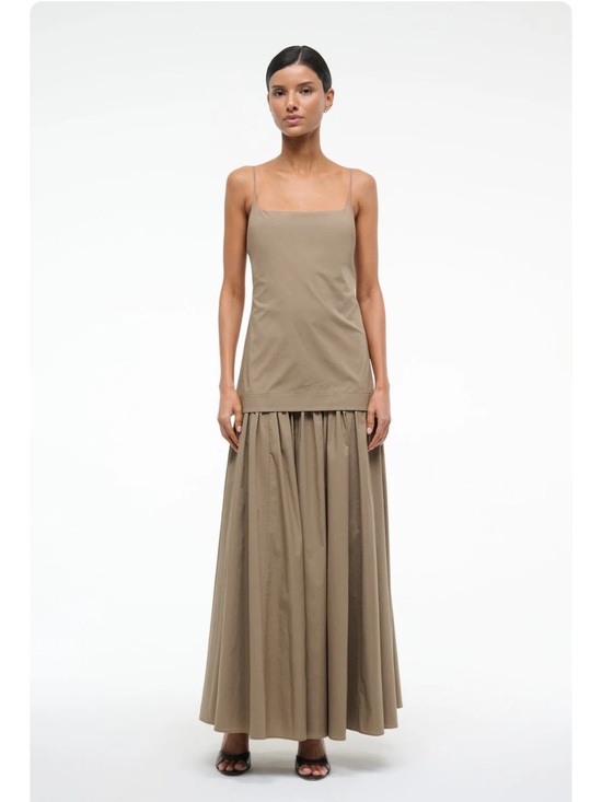 STAUD Dresses & Skirts - STAUD Ari Dress in Taupe